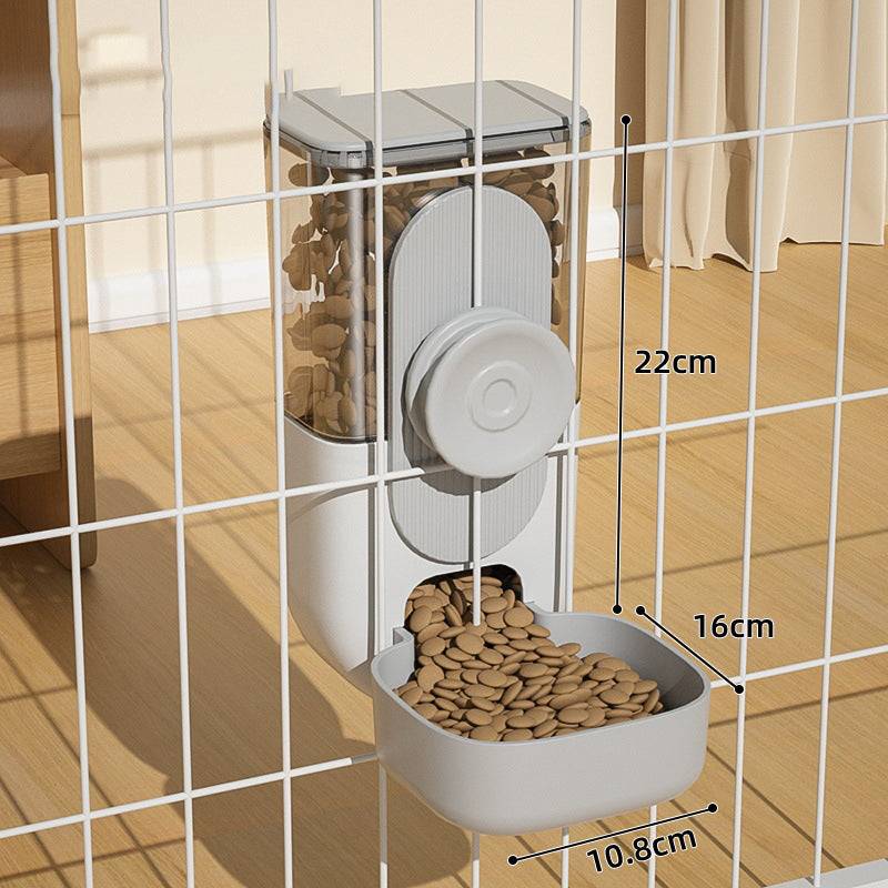 Auto Pet Feeder & Water Dispenser (2-In-1 No Mess System)